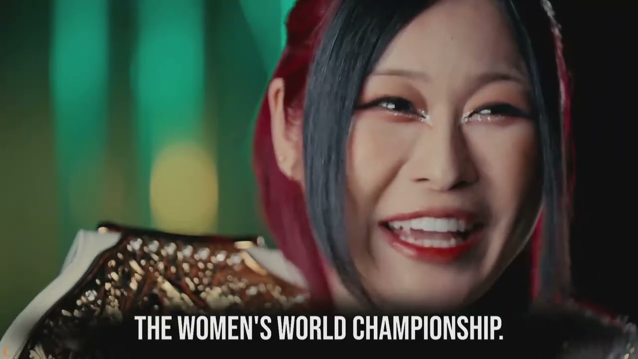 Iyo Sky reminds Rhea & Bianca that has beaten them both to win gold before: Raw, Apr. 14, 2025 background