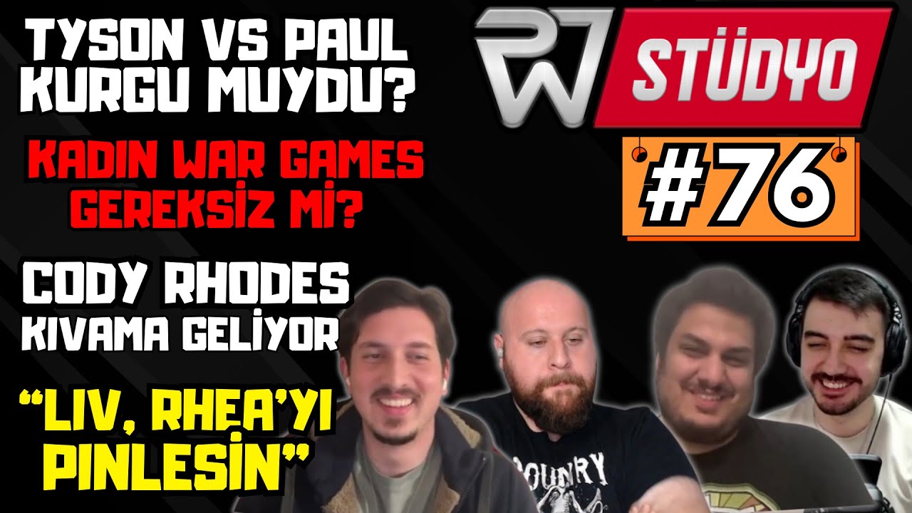 Tyson-Paul vs WWE Hangisi Daha Kurgu? | Cody Sonunda Takım Elbisesiz | Pro Wrestling Stüdyo #76 backdrop