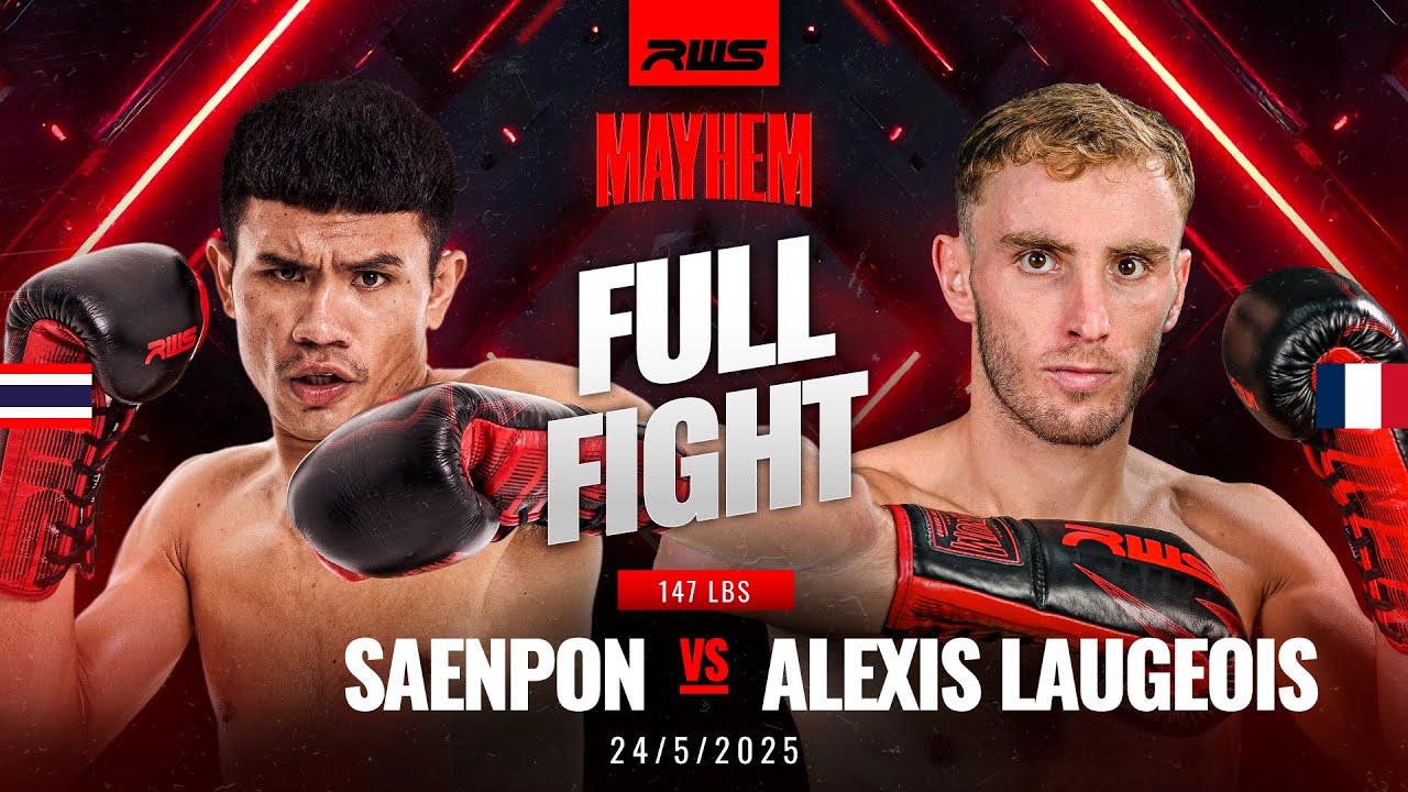 Full Fight l Saenpon vs. Alexis Laugeois l แสนพล vs. อเล็กซิส ลาจูวา l RWS background