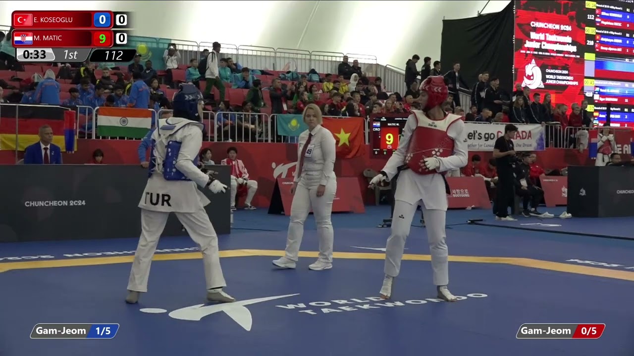 112 Round of 32 Women +68kg TUR E KOSEOGLU CRO M MATIC