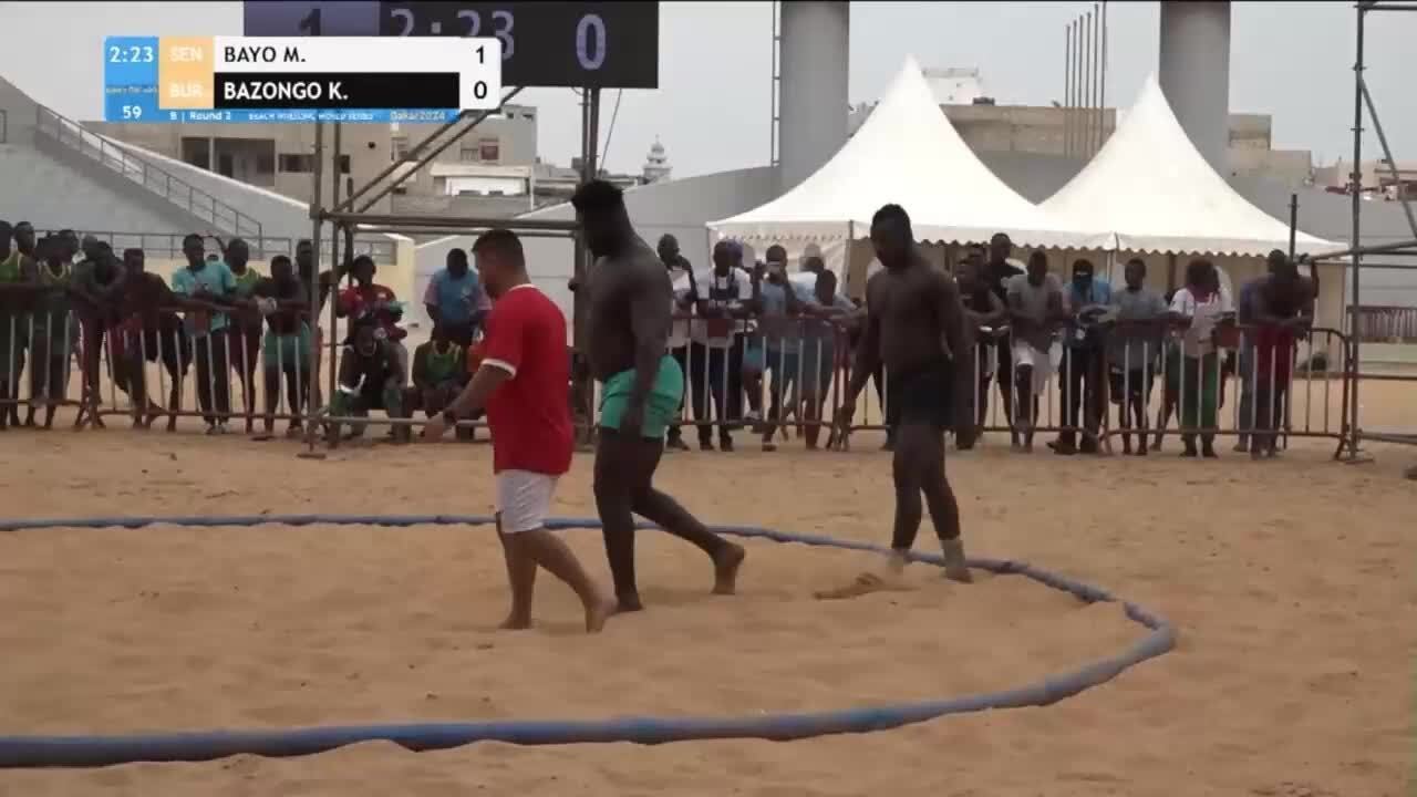 Mouhamed BAYO (SEN) vs. Karim BAZONGO (BUR) • B | Round 2 • Men's BW +90Kg