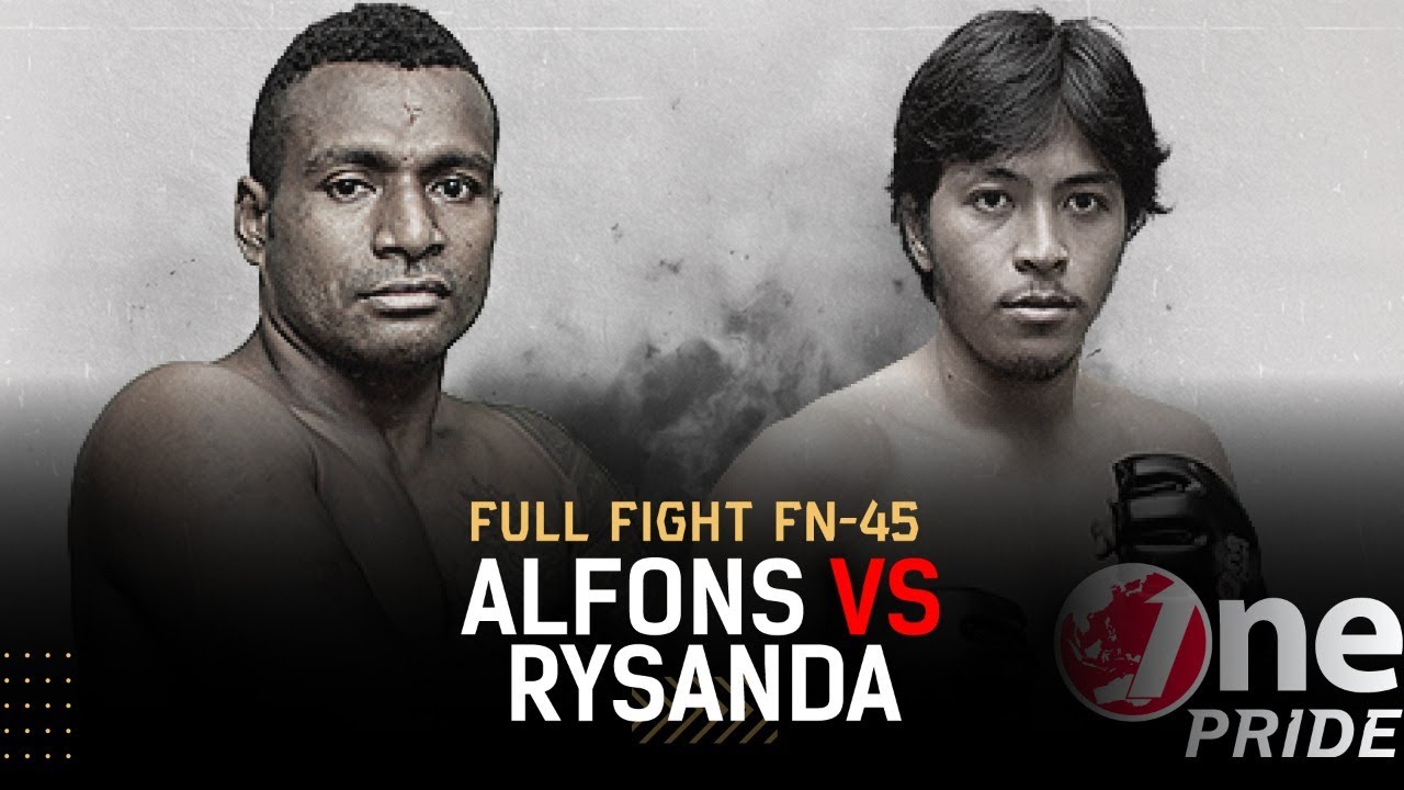 Ranking Fight! Alfons vs Rysanda Julio Dirgantara - Lightweight | Full Fight One Pride MMA FN 45 background