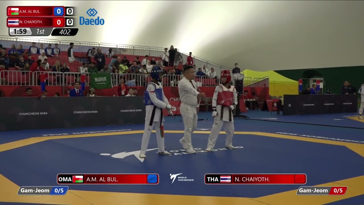 402 Round of 64 Men 45kg OMA A M AL BUL THA N CHAIYOTH