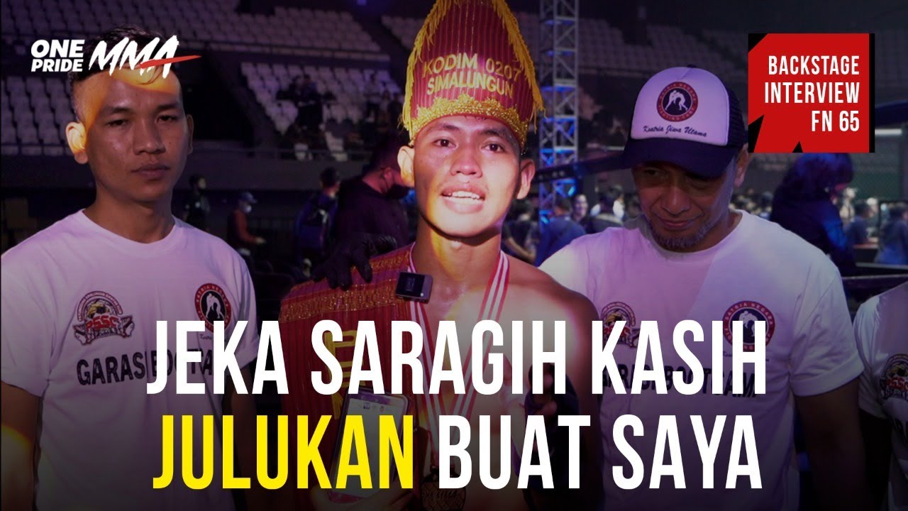 Ronald M Siahaan: Jeka Saragih Kasih Julukan Buat Saya | Backstage Interview One Pride MMA background