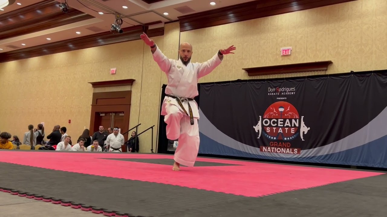 Samuel Diaz III Men's Japanese Traditional Forms - Ocean State Grand Nationals 2024 background