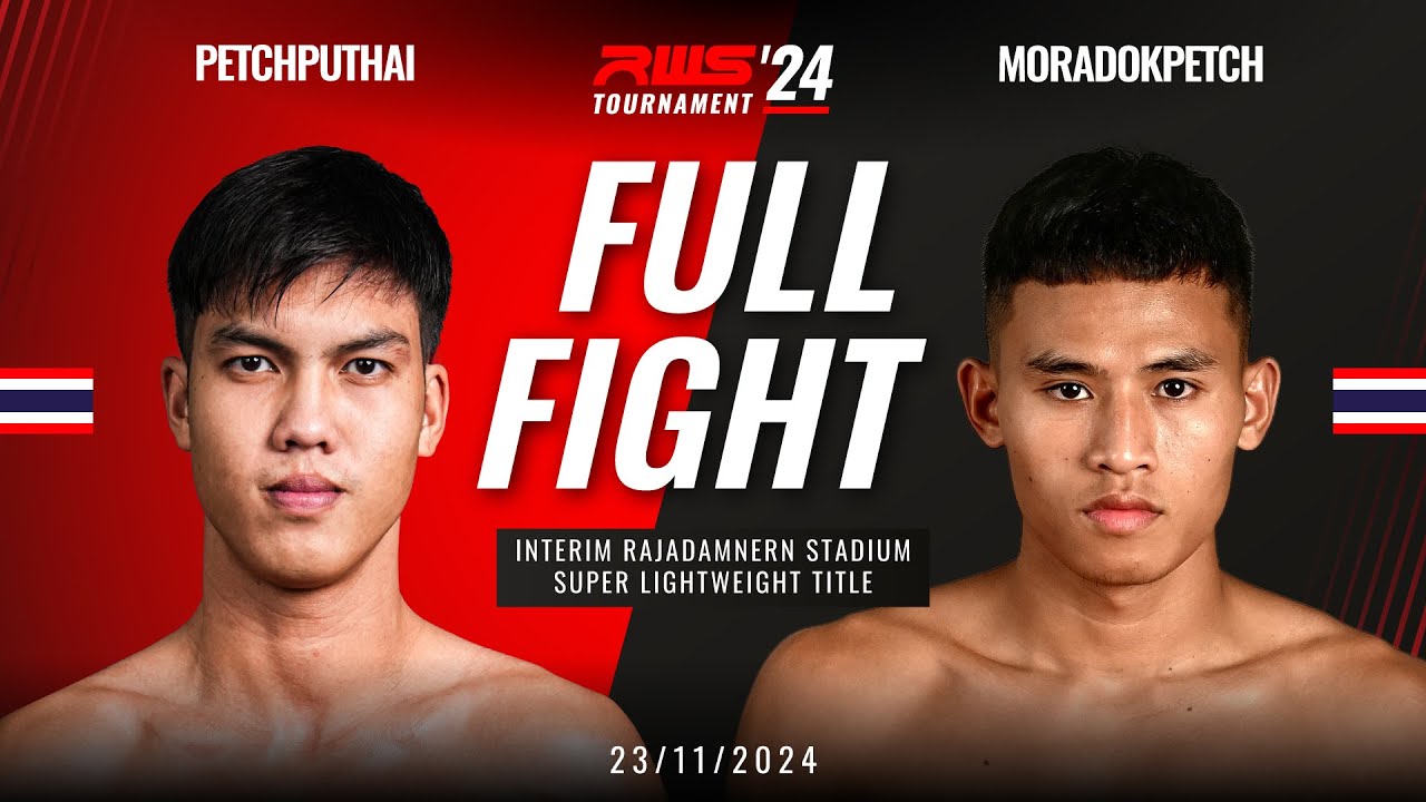 Full Fight l Petchputhai Sor. Thanabaworn vs Moradokpetch Muayded789 I RWS background