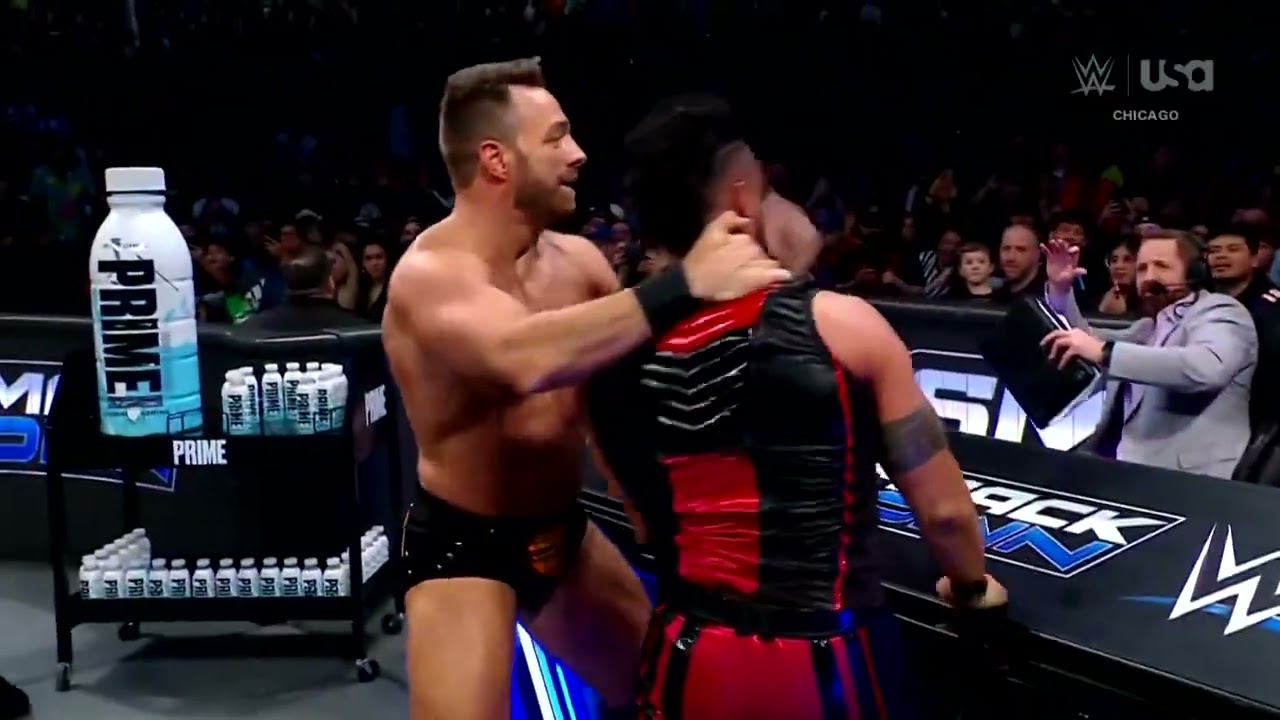 LA Knight vs Tama Tonga: SmackDown, Apr. 4, 2025 background