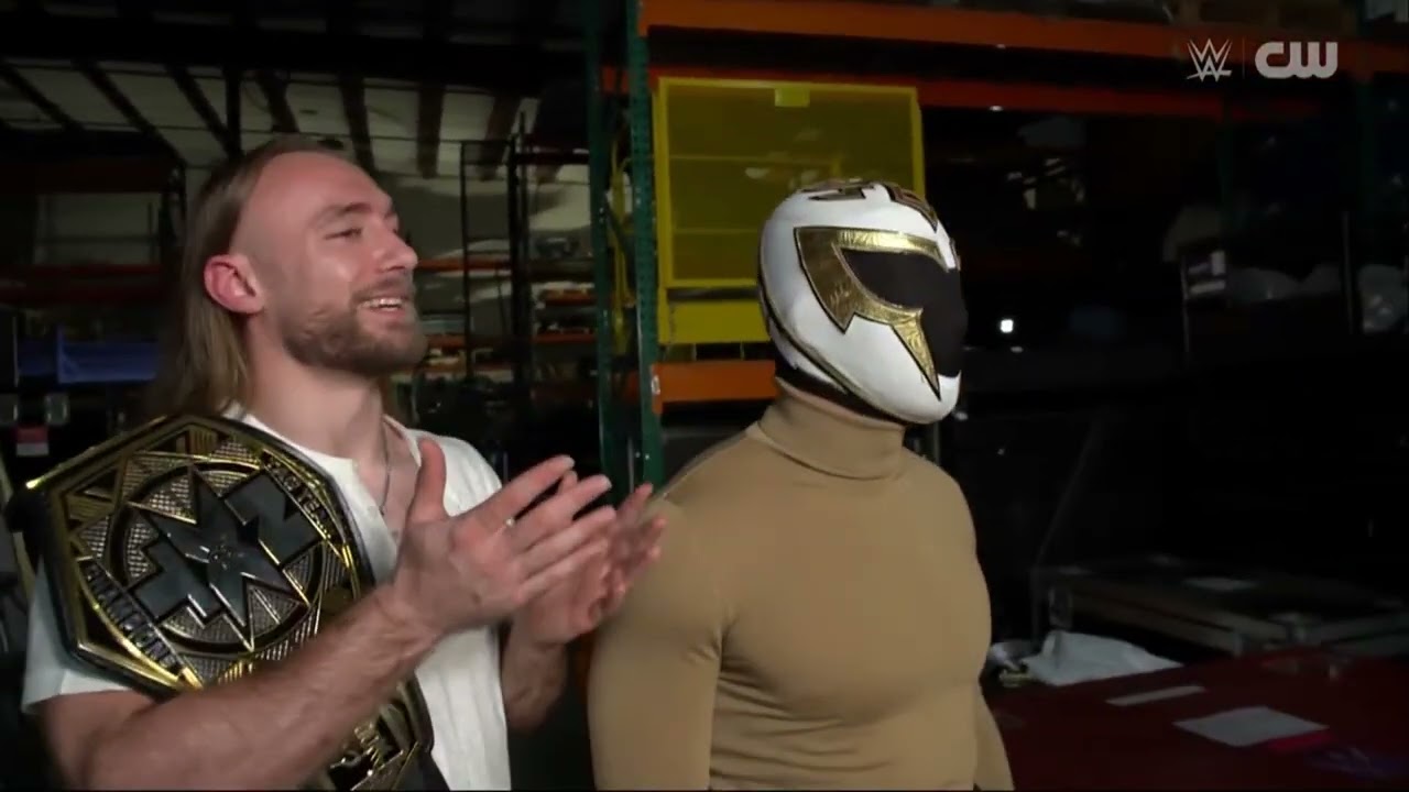 Axiom & Nathan Frazer talks with Swipe Right: NXT, Apr. 1, 2025 background