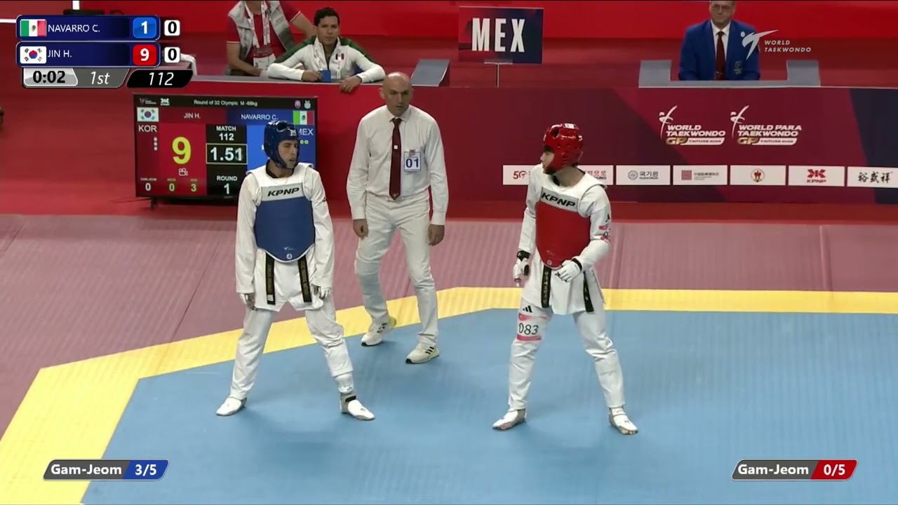 112 R32 M 68kg MEX NAVARRO C KOR JIN H