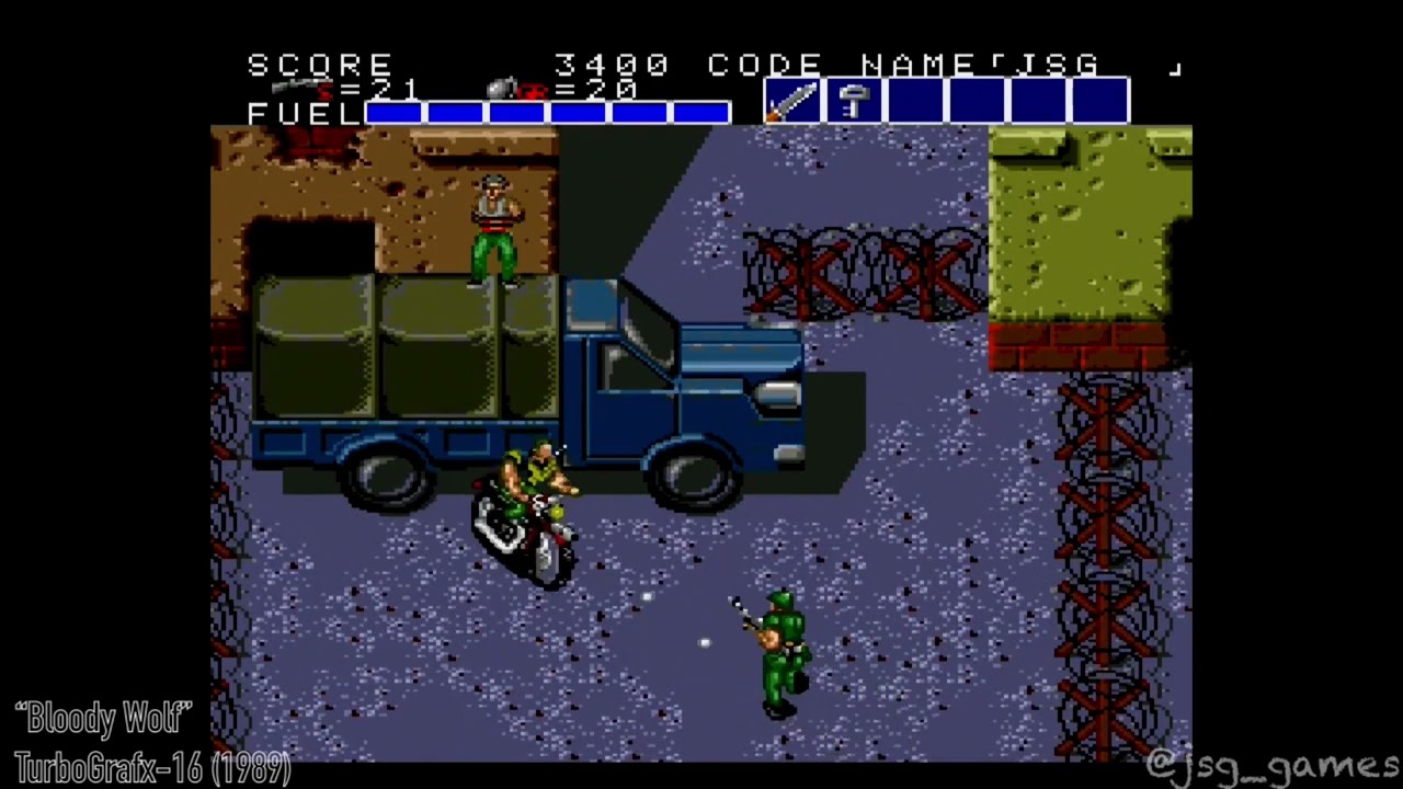 Bloody Wolf - TurboGrafx-16 (1989)