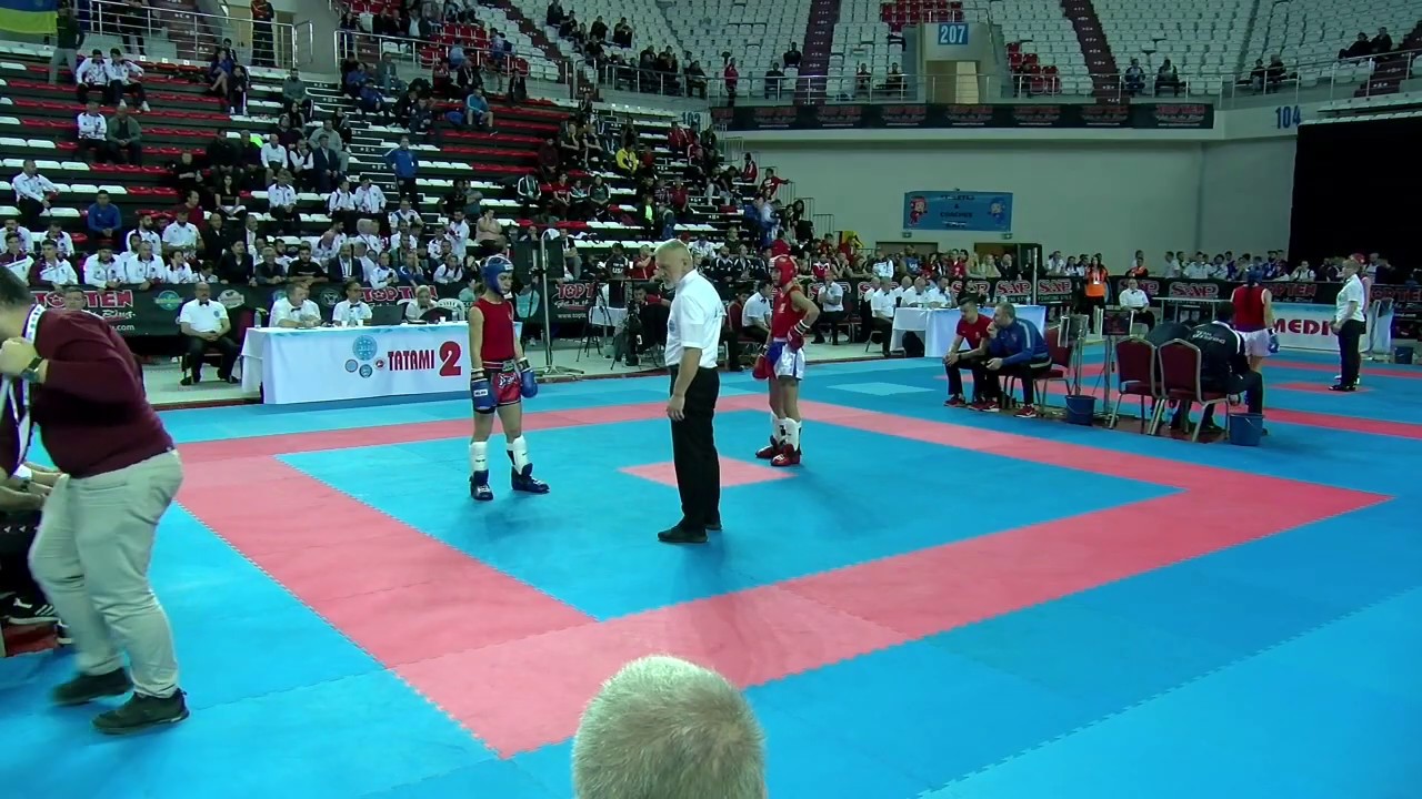 Klara Strnadova v Duygu Turan WAKO World Championships 2019
