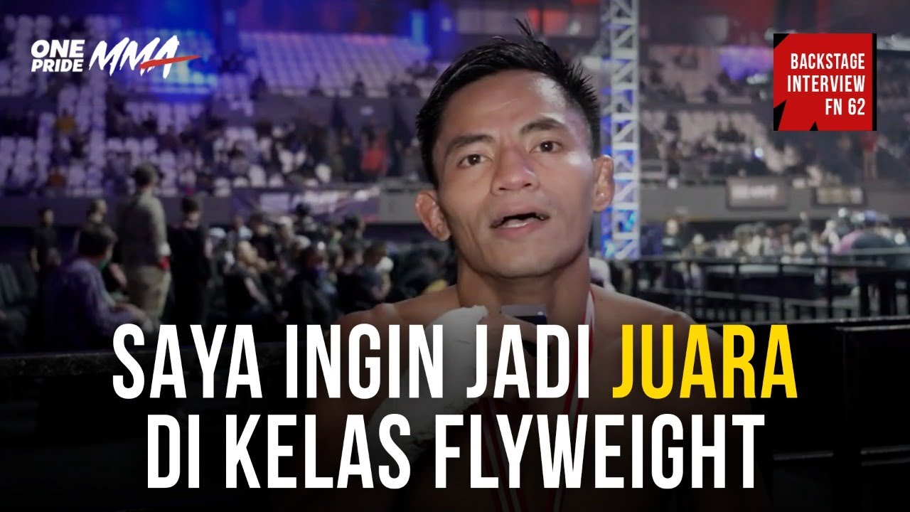 STEFER RAHARDIAN: SAYA INGIN JADI JUARA DI KELAS FLYWEIGHT | BACKSTAGE INTERVIEW FN 62