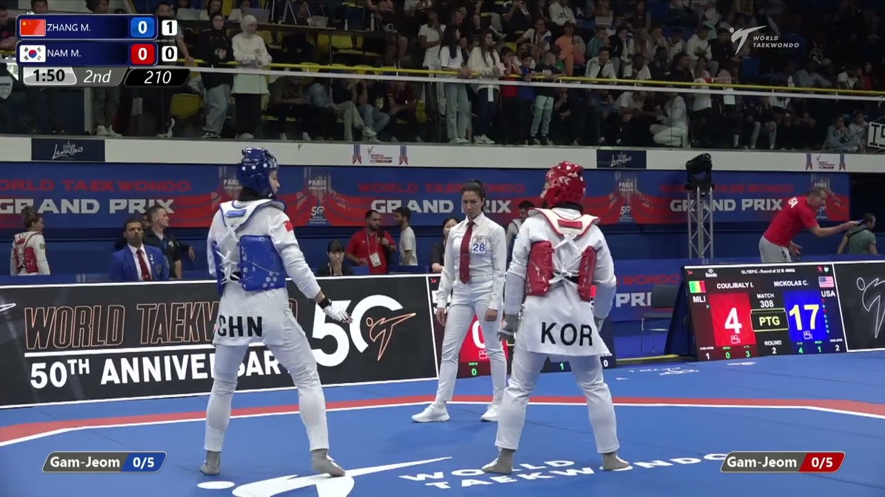 210 Round of 32 WOMEN W 67KG CHN ZHANG M KOR NAM M