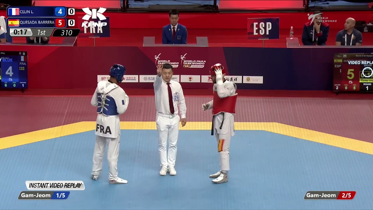 310 R32 M 80kg FRA CELIN L ESP QUESADA BARRERA background