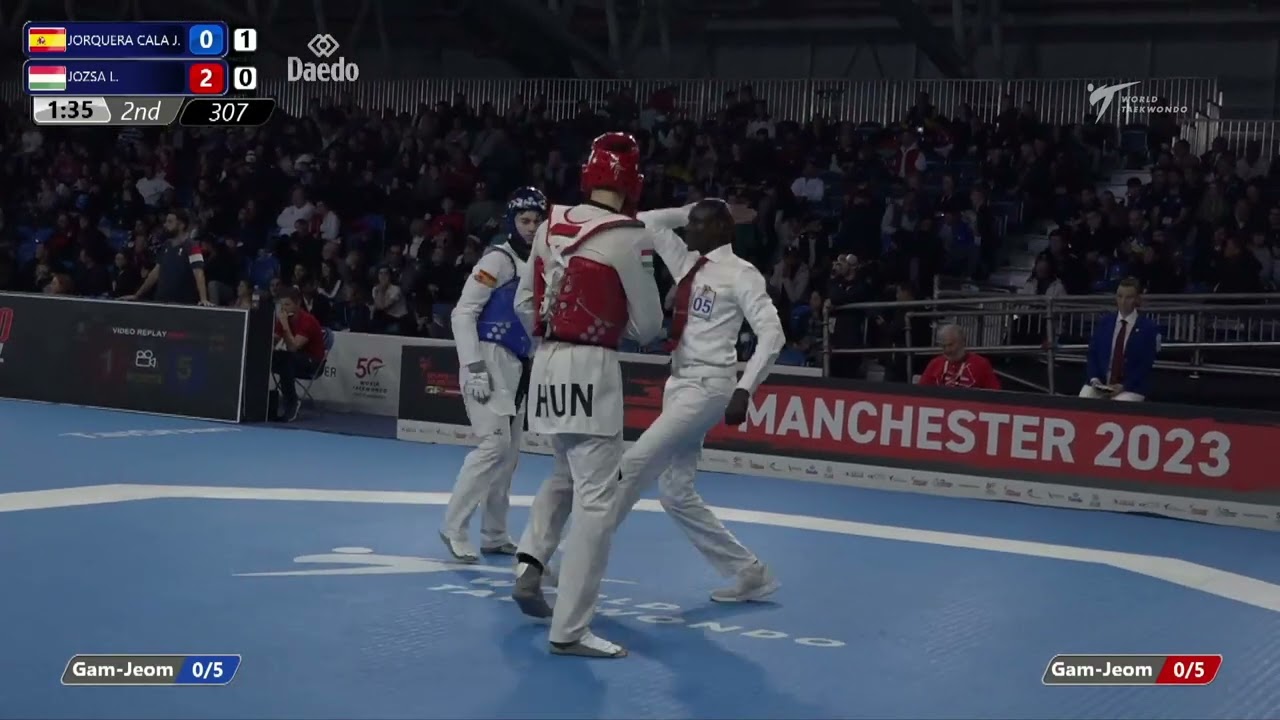 307 Round of 16 MEN M 68KG ESP JORQUERA CALA J HUN JOZSA L