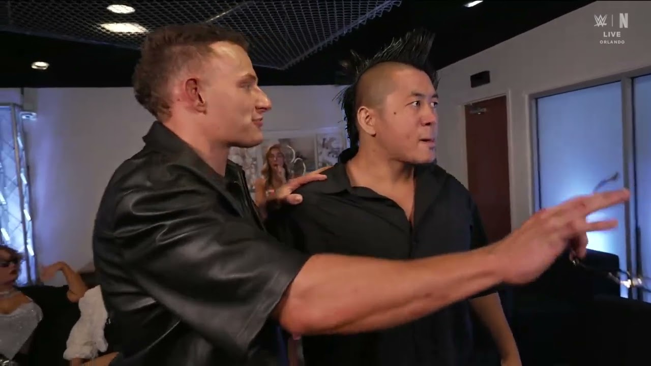 Yoshiki Inamura slaps Channing "Stacks" Lorenzo | NXT Jul 29, 2025 background