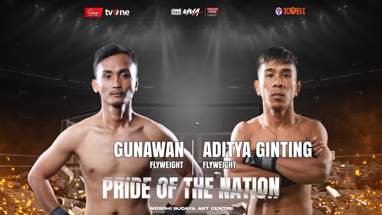 GUNAWAN VS ADITYA GINTING | FULL FIGHT ONE PRIDE MMA 79 KING SIZE NEW #4 BALI background