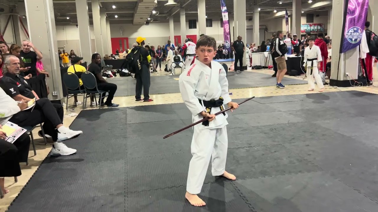 Lukas Drevinskas Traditional Weapons - Pan American Internationals 2024 background