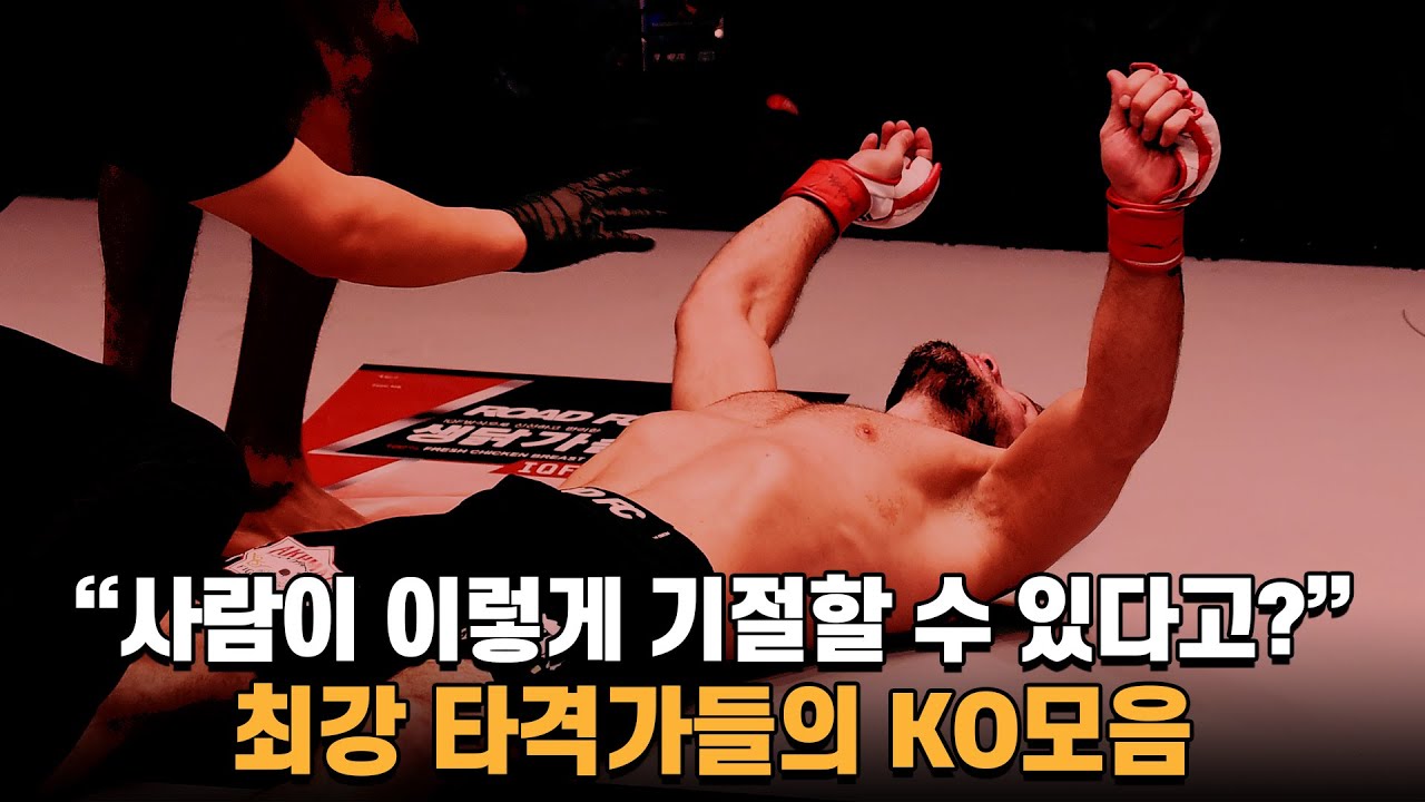 사람이 이렇게 기절할 수 있다고...? 최강 타격가들의 KO 모음