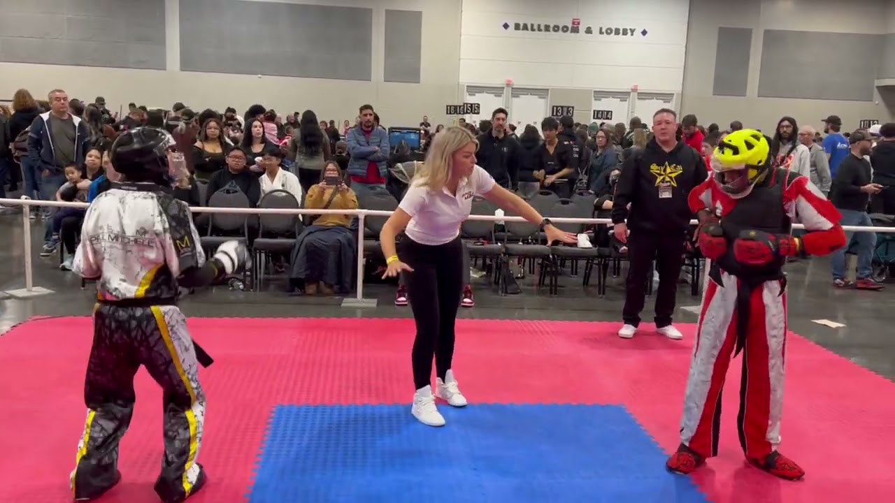 MIC'D UP: Sebastian Villanueva vs Aiden McCarthy 16-17 Boys Sparring - Compete Internationals 2024 background