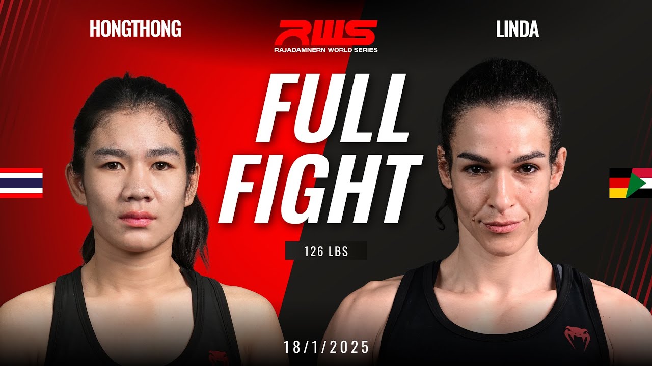 Full Fight l Hongthong vs Linda Faysal I RWS background