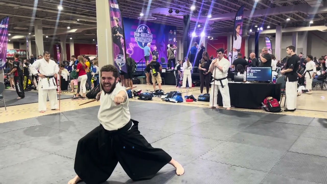 Michael Brumme Men's Traditional Non-Bladed Weapons - Pan American Internationals 2024 background