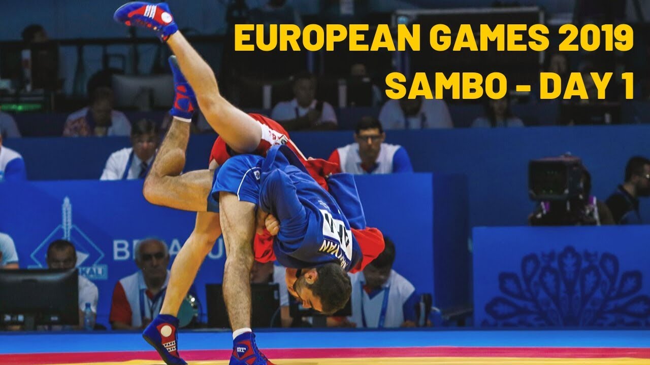 SAMBO - European Games in Minsk - Day 1 Highlights background