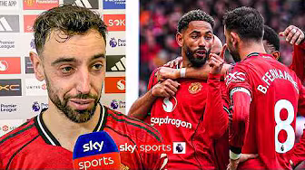 Bruno Fernandes FULL post-match interview Man Utd 3-1 Aston Villa