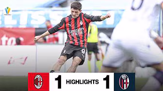 Gol lampo di Domniței ma finisce in parità | Milan-Bologna 1-1 | Highlights Primavera 1