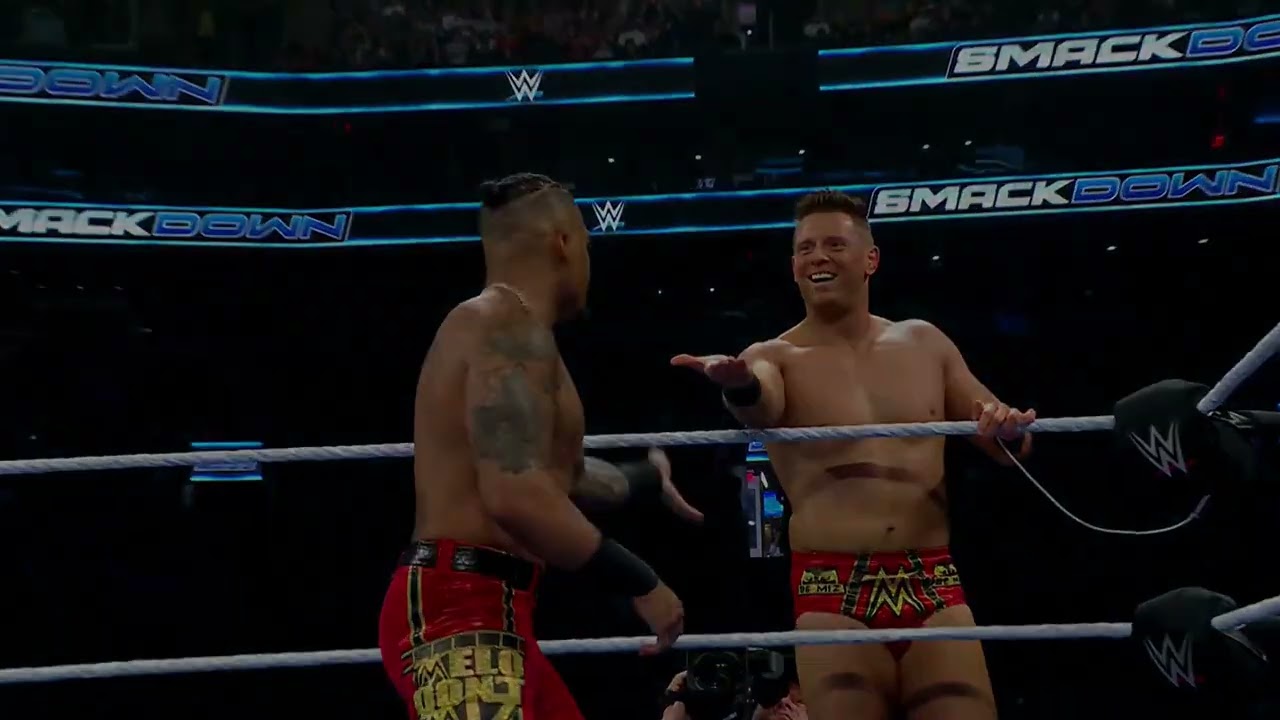 Fraxiom vs Melo Don't Miz | SmackDown Aug 15, 2025 (Part 2) background