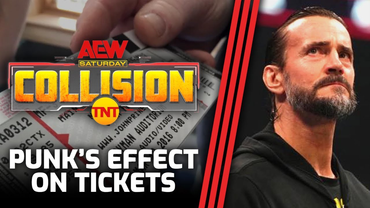 Has CM Punk Helped AEW Collision's Ticket Sales? background