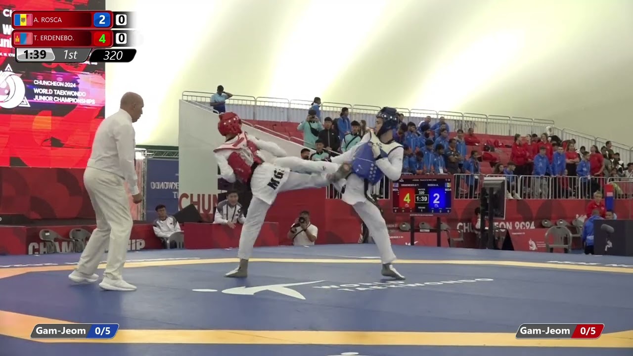 320 Round of 32 Men 51kg MDA A ROSCA MGL T ERDENEBO