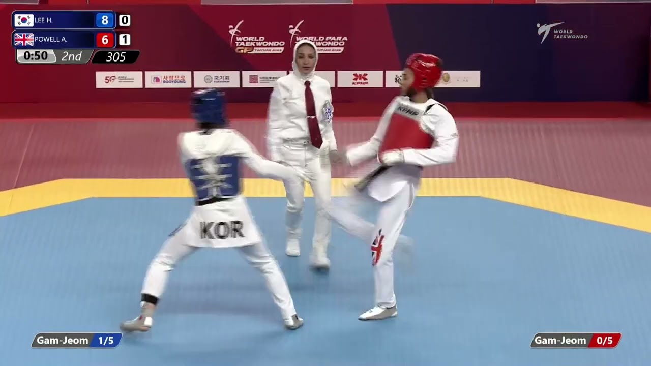 305 R32 W 57kg KOR LEE H GBR POWELL A