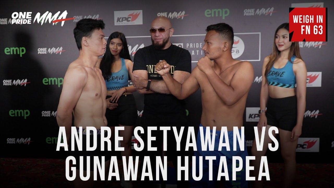 Weigh In Andre Setyawan Vs Gunawan Hutapea | Fight Night 63 One Pride MMA background