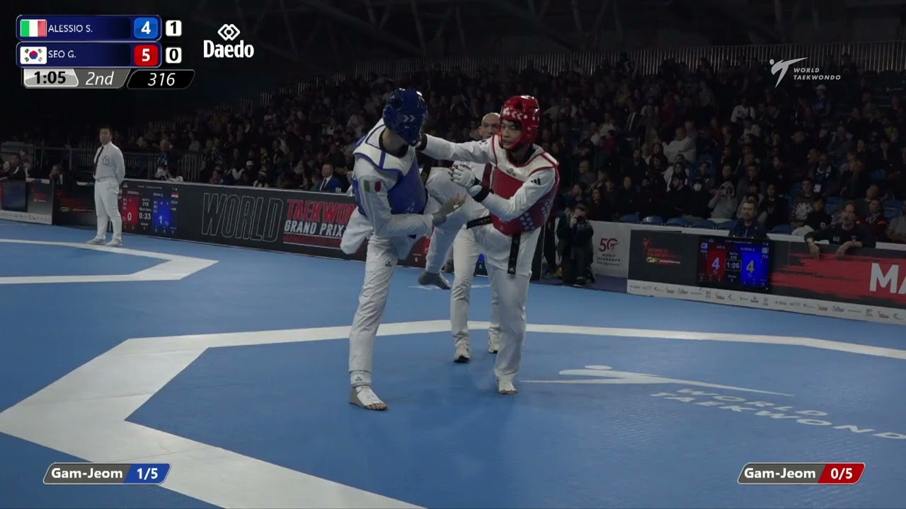 316 Quarterfinals MEN M 80KG ITA ALESSIO S KOR SEO G