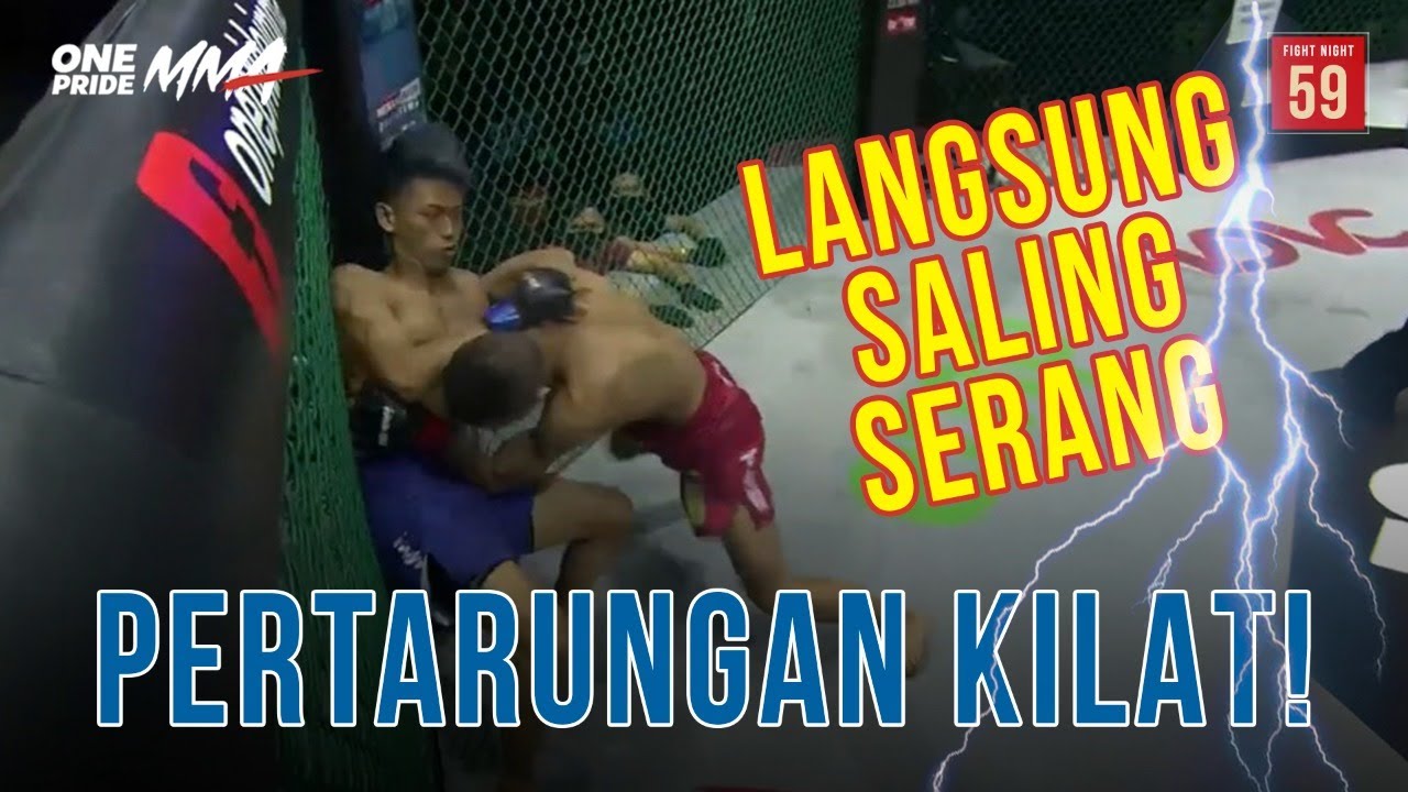 PERTARUNGAN KILAT! LANGSUNG SALING SERANG | FULL FIGHT ONE PRIDE MMA FN 59