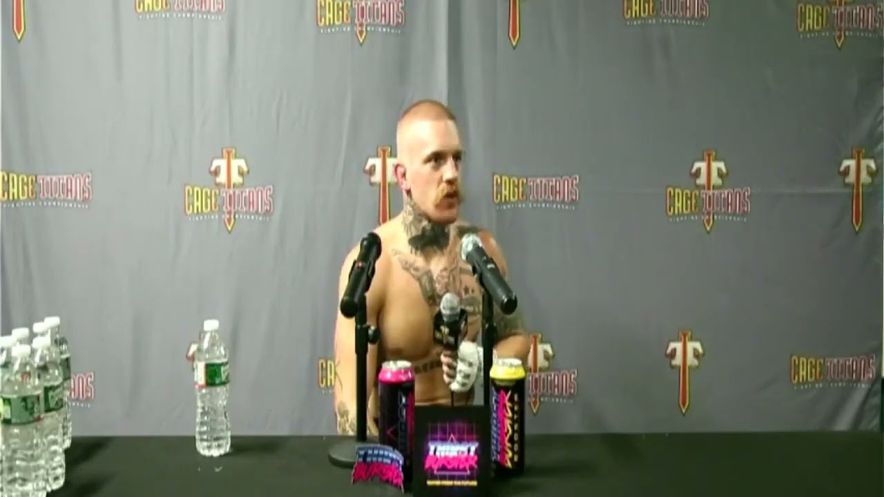 Jake Caskey Is Hungry For More After A Big W | Cage Titans 59 Post Fight Press Conference background