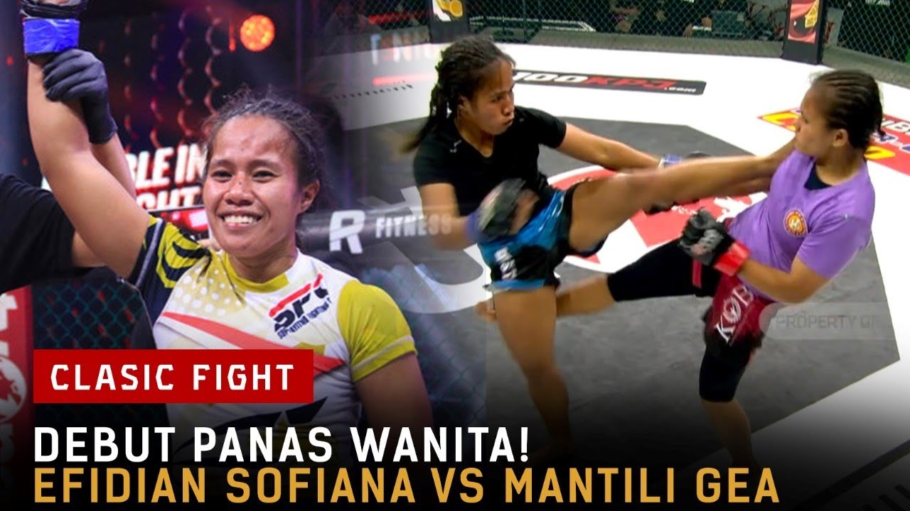 Debut Panas Wanita, Efidian Sofiana VS Mantili Gea || Classic Fight One Pride MMA backdrop