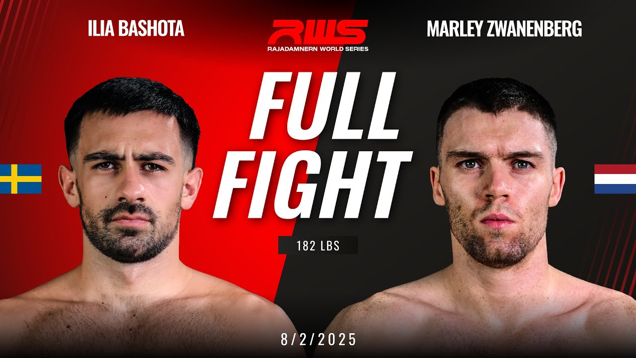 Full Fight l Ilia Bashota vs Marley Zwanenberg l อิเลีย บาโชต้า vs มาร์ลีย์ ซวาเนนเบิร์ก l RWS background
