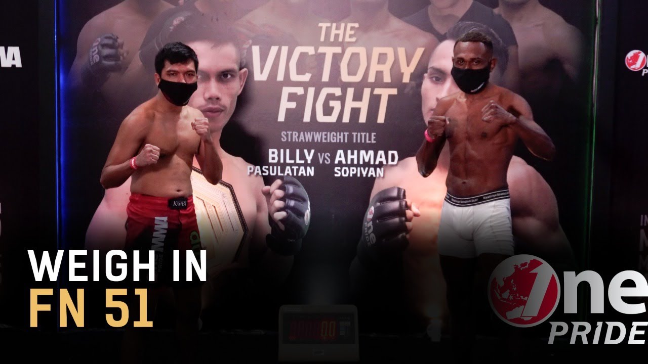 Bantamweight: Muhammad Irfan vs Yeremias Tanoi | Weigh In One Pride MMA FN 51