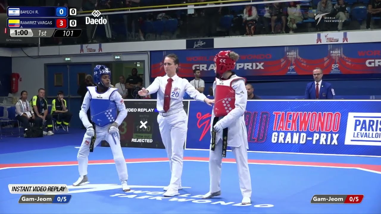 101 Round of 32 WOMEN W 49KG ISR BAYECH R COL RAMIREZ VARGAS A