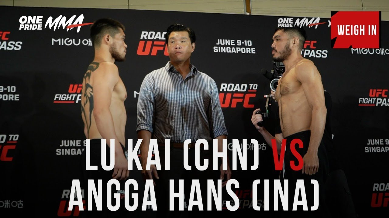 Weigh In Lu Kai (CHN) Vs Angga (INA) | Road To UFC