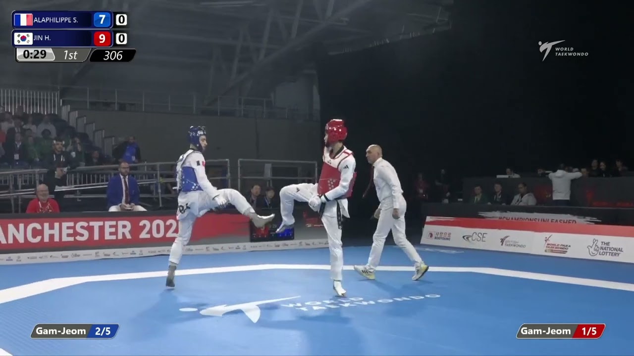 306 Round of 16 MEN M 68KG FRA ALAPHILIPPE S KOR JIN H