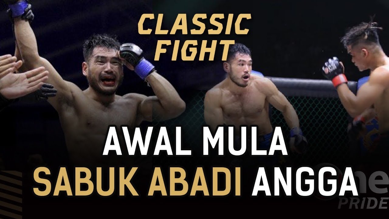 Awal Mula Sabuk Abadi Angga. JEKA SARAGIH VS ANGGA || Classic Fight One Pride MMA background