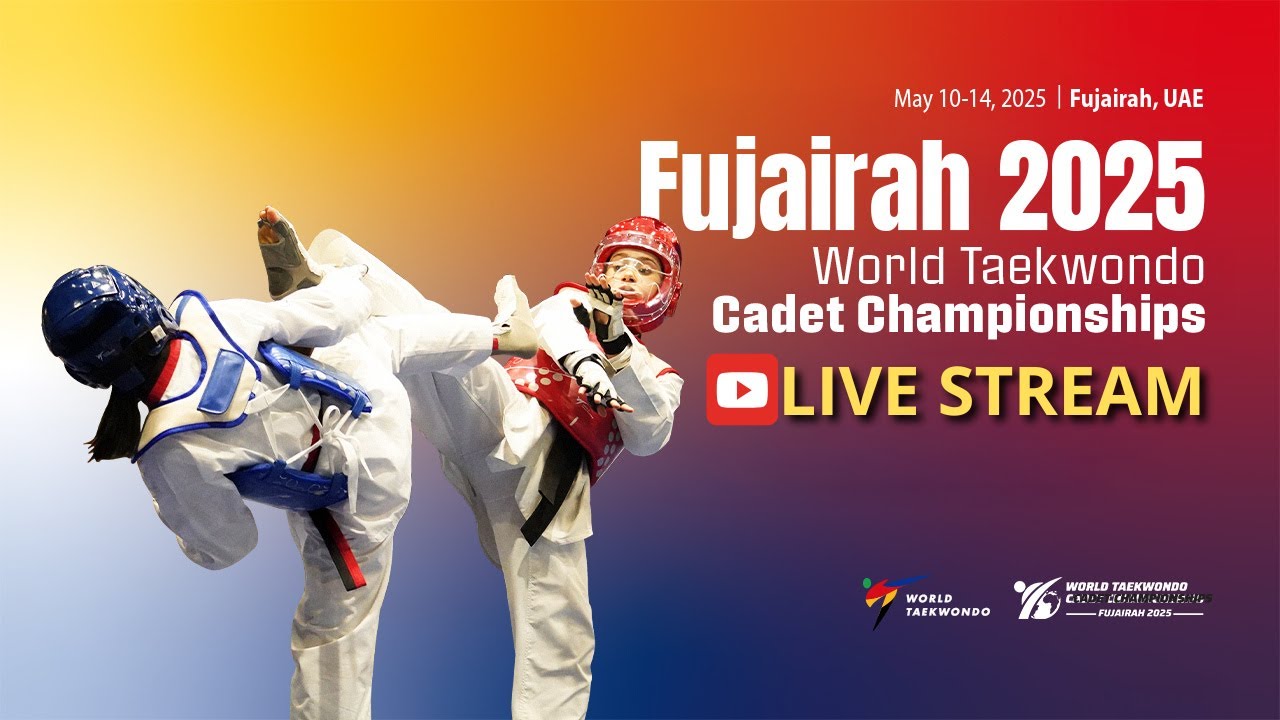 Day 1 Court 4 Afternoon session | Fujairah 2025 World Taekwondo Cadet Championships