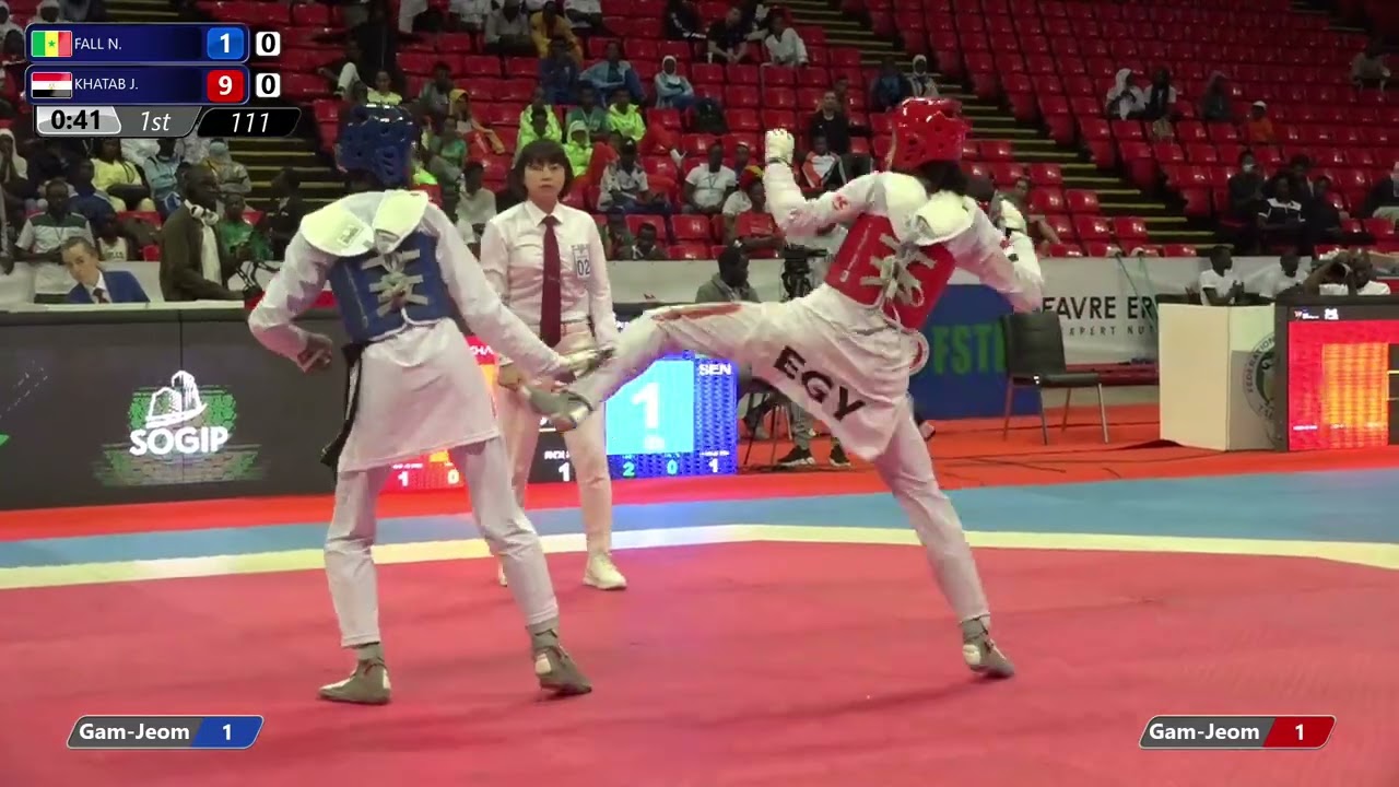 111 Quarter final W 49kg SEN FALL N EGY KHATAB J PGM | African Qualification Tournament background