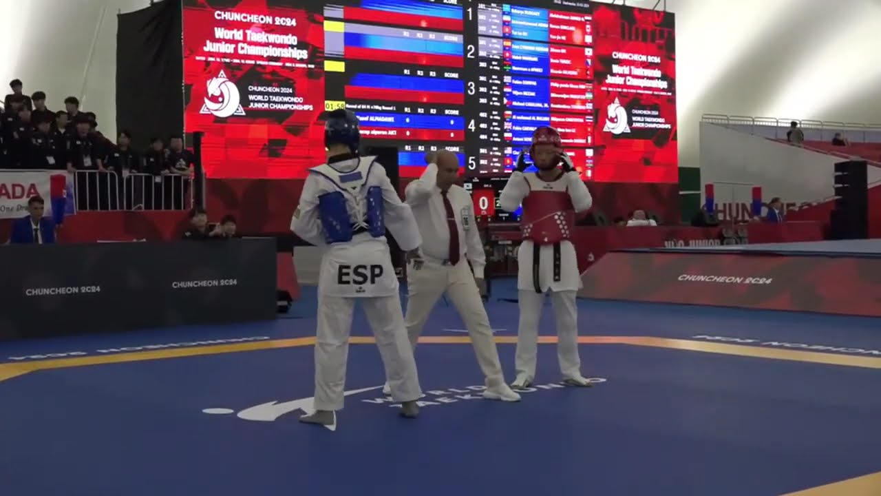 201 Round of 64 Men +78kg ESP LYSENKO SERRANO Ivan KOR OH Jihoon