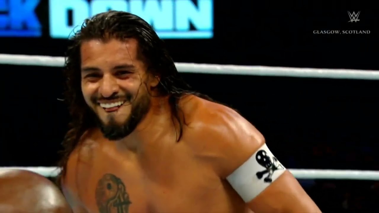 WWE SMACKDOWN SANTOS ESCOBAR VS APOLLO CREWS 06/14/24 backdrop