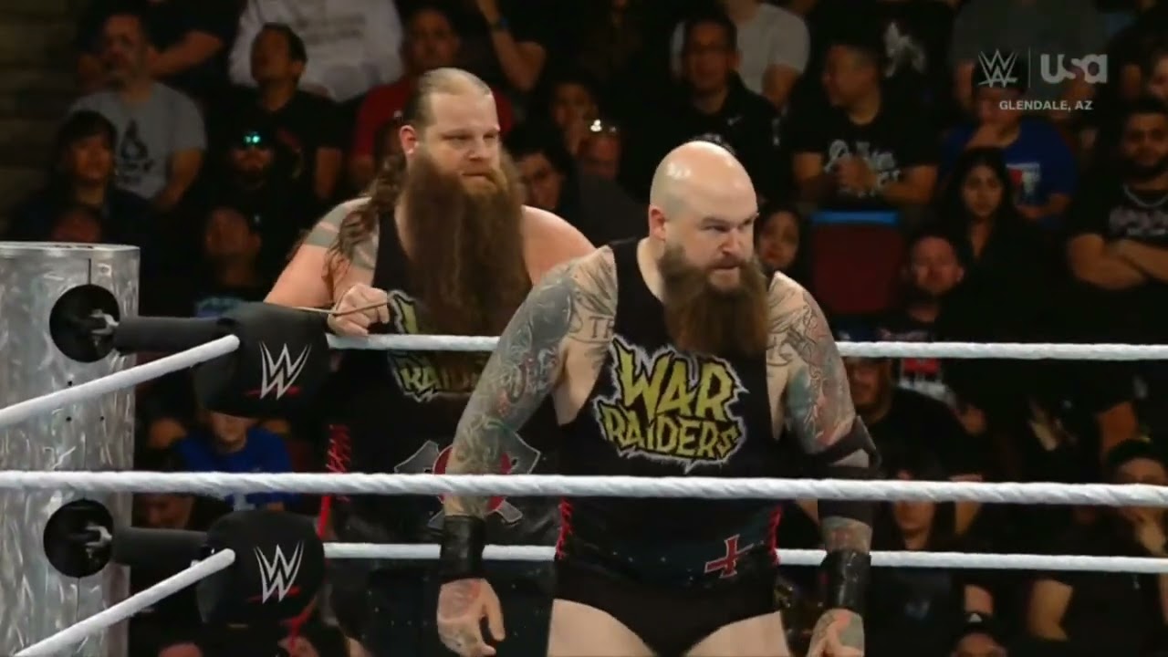 WWE RAW THE JUDGMENT DAY VS THE WAR RAIDERS 11/25/24 backdrop