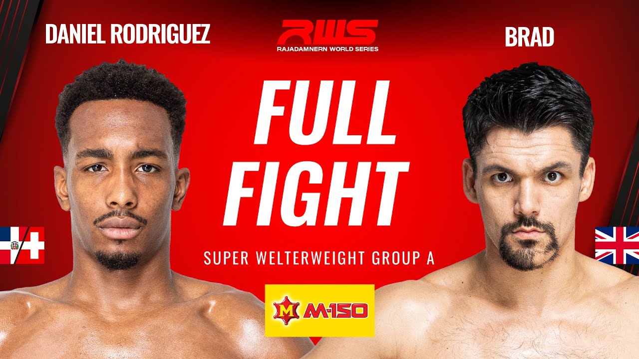 ไฟต์เต็ม Full Fight l แดเนียล โรดริเกวซ vs แบรด เรโวลูชั่น l Daniel Rodriguez vs Brad Revolution RWS background
